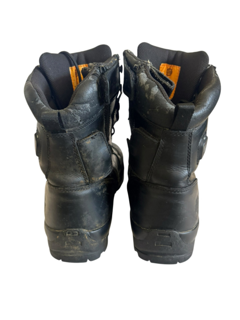 Harley-Davidson Men's Black Leather Waterproof Heated Boots. D98314 NO CHARGER - Picture 4 of 13